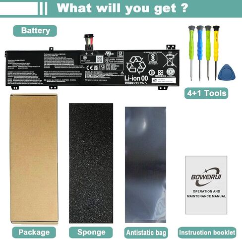 L20C4PC1 Laptop Battery Compatible with Lenovo Legion 5 Pro-16ACH6 16ACH6H 16ITH6 16ITH6H Legion 5-15ITH6 15ITH6H 15ACH6 15ACH6A 15ACH6H Legion 7-16ITHg6 16ACHg6 Series L20M4PC1 L20D4PC1 80Wh in Kuwait