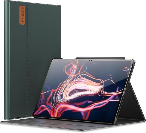 INFILAND Galaxy Tab S9 Ultra Case, Multi-Angle Stand Cover Compatible with Samsung Galaxy Tab S9 Ultra SM-X910B/SM-X916B Tablet [Auto Wake/Sleep], Black in Kuwait