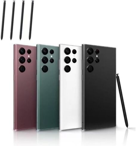 قلم بديل S22 Ultra لجهاز Galaxy S22 Ultra Stylus S Pen 【بدون بلوتوث 】+ أطراف/أطراف (أبيض) in Kuwait