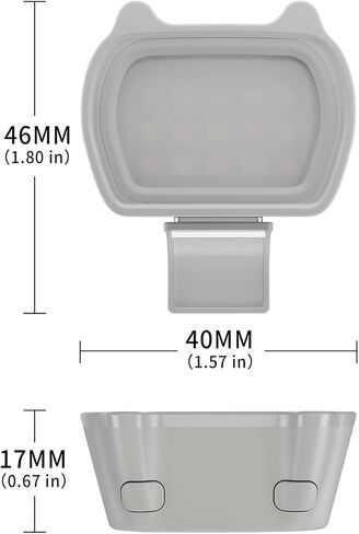 ضوء ملء مغناطيسي من Supfoto لـ DJI OM6/OM5/OM4/SE محمول باليد Gimbal LED ضوء فيديو قابل لإعادة الشحن لـ DJI OM6/OM5/OM4/SE ملحقات Gimbal المحمولة لمدونات الفيديو على YouTube in Kuwait