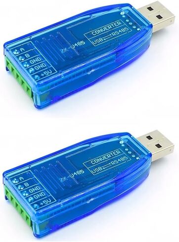 PAMEENCOS 2 pcs USB to RS485 USB-485 Converter Adapter Support Win7 XP Vista Linux Mac OS with TVS Protection in Saudi Arabia