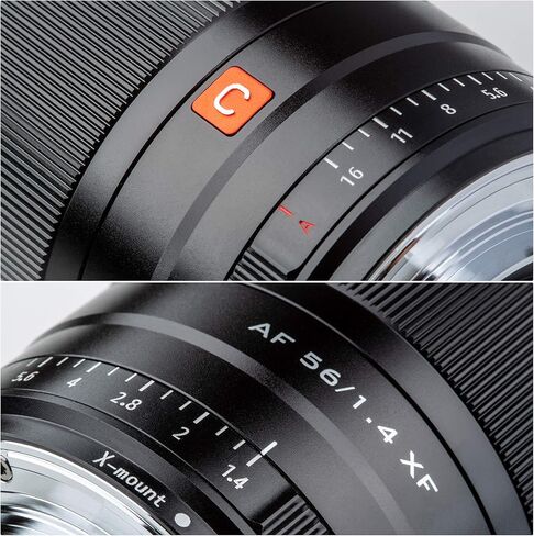 VILTROX 56mm F1.4 STM APS-C الإطار التركيز التلقائي عدسة رئيسية قياسية لكاميرا Fuji Fujifilm X-Mount بدون مرآة كاميرا رقمية X-M1 X-H1 X-PRO3 X-PRO2 X-T4 X-T3 X-T2 X-S10 X- T30 X-T20 X-T200 أسود in Kuwait
