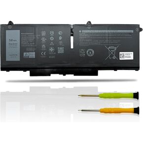 UGXKNAE FK0VR استبدال بطارية الكمبيوتر المحمول Dell Latitude 5330 7330 7430 7530 P133G P134G P135G Latitude 5330 2-in-1/7330 2-in-1/7430 2-in-1 /Series FKOVR 8H6WD 293F1 01VX5 8P81K 404T8 51R71 PX0GF in Saudi Arabia