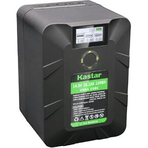 Kastar BP-Y150W Battery Dual D-Tap Charger with 4-pin XLR DC Compatible with Sony DSR-500WS DSR-500WSL DSR-500WSP DSR-500WSPLDSR-570WS DSR-570WSL DSR-570WSP DSR-570WSPL/2 DSR-600PL DSR-650WSPL