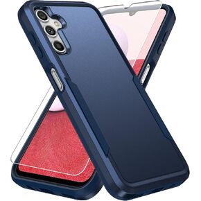 for Galaxy A14 5G Phone Case,Samsung Galaxy A14 5G Case with Screen Protector,Heavy-Duty Tough Rugged Shockproof Protective Phone Case for Samsung A14 5G, Black