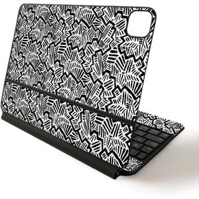 MightySkins Skin for Apple Magic Keyboard for iPad Pro 11-inch (2020) - Sushi | Protective, Durable, and Unique Vinyl Decal wrap Cover, Teal Splatter, CF-APIPSK1120-Teal Splatter in Kuwait