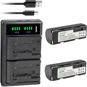 بطارية Kastar 4 عبوات واستبدال شاحن USB LTD2 لـ Kodak KLIC-3000، Kodak DC4800 DC4800 Zoom، Leica Digilux Zoom، EPSO R-D1، R-D1s، كاميرا R-D1xG in Kuwait