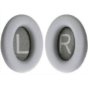 وسادات أذن بديلة لأكواب الأذن Bose QC45 لسماعات Bose QuietComfort 45 قطع وسائد للأذن باللون الأسود