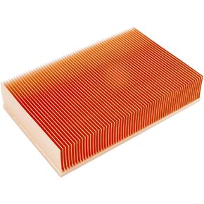 DIY Pure Copper Heatsink 150x100x30mm / 5.91x3.94x1.18 inches Skiving Fin Cooler for High Power LED Amplifier Electronic Chip Cooling in Kuwait