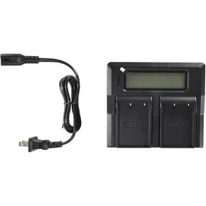 DSTE 1.5A شحن سريع شاشة LCD شاحن مزدوج متوافق مع بطارية Olympus BLX-1 BLX1، نظام OM-1 OM1 Micro SLR للكاميرا OM in Kuwait