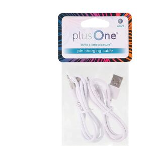 plusOne Pin Charging Cables, USB Charger, Durable Replacement DC Charging Cables, USB Adapter Cord, DC Power Cable, Plug Charging Cord, 2 Count