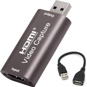 BlueAVS 4K HDMI to USB Capture Card, 1080P@60Hz, Live Streaming & Recording | Plug and Play HDMI Capture for DSLR, Camcorder and Action Cam, Ideal for OBS, Zoom, Live Streaming and Video Calls in Kuwait