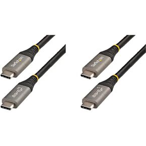StarTech.com كابل USB C بطول 3 أقدام (1 متر) بسرعة 10 جيجابت في الثانية وكابل USB C بطول 6 أقدام (2 متر) بسرعة 5 جيجابت في الثانية وكابل USB-C من StarTech.com in Kuwait