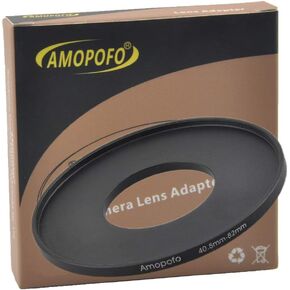 40.5 to 77mm Metal Step Up Ring Adapter for Canon,for Nikon,for Sony,for Fuji, Camera Lenses & UV,ND,CPL Camera Filters, Made from CNC Machined Space Aluminum with Matte Black Electroplated Finish in Saudi Arabia