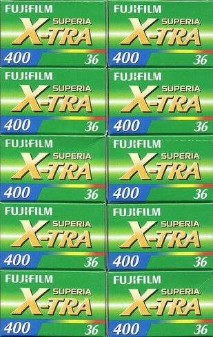10 Rolls Fuji Fujifilm Superia X-tra ISO 400 36 CH-135-36 35mm Color Print Film in Saudi Arabia