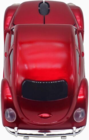 Aikchi Wireless Sports Car Mouse, 3D Optical Mouse for Desktop Laptop PC, Computer Mice for JKC (Red) in Kuwait