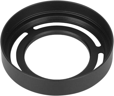 Hollow Metal Lens Hood - Compact Lens Hood - Detachable Camera Lens Hood - for X10/X20/X30 Camera(Black) in Saudi Arabia