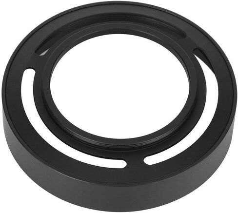 Hollow Metal Lens Hood - Compact Lens Hood - Detachable Camera Lens Hood - for X10/X20/X30 Camera(Black) in Saudi Arabia