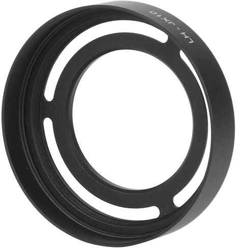 Hollow Metal Lens Hood - Compact Lens Hood - Detachable Camera Lens Hood - for X10/X20/X30 Camera(Black) in Saudi Arabia