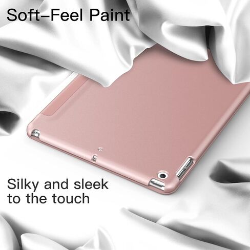 JETech Case for iPad 10.2-Inch (9th/8th/7th Generation, 2021/2020/2019), Protective Hard Back Shell Soft-Touch Tablet Stand Cover, Auto Wake/Sleep (Black) in Saudi Arabia