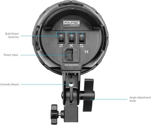 مجموعة اضاءة فيديو مستمرة 3000 واط من ستوديو برو مع حامل اضاءة، مصابيح اضاءة نهارية 45 واط، وسوفت بوكس in Kuwait
