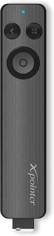 X-Image Pointer, Wireless Presentation Clicker with Pointer, Usable on All Monitors(LED, LCD), Zooming, Spotlighting, Changing Cursor Style, 2 Batteries Include (Black) in Saudi Arabia