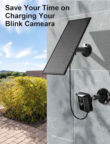 لوحة شمسية ممتازة لـ Blink، طاقة لوحة شمسية متوافقة مع Blink Outdoor، Blink Outdoor (الجيل الثالث) وكاميرا Blink XT2/XT in Kuwait