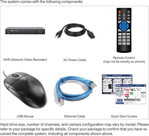 FLIR Digimerge DNR7244 4K HD Security NVR, 24 Channel, 24 PoE Port, 2 HDD Slot, Supports 720p/1080p/3MP/4MP/2K/5MP/8MP/4K Flir, Lorex, and Dahua IP Cameras, Dahua DMSS, Black, 4TB Preinstalled in Kuwait