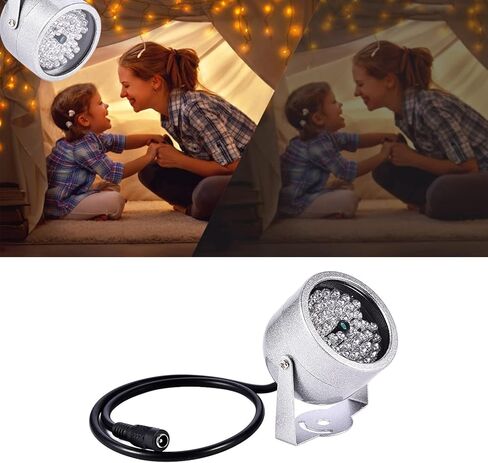 IR Illuminator, 48 LED IR Illuminator Security Lights Infrared Illuminator Waterproof Infrared Night Vision CCTV Infrared Flood Lights for Security CCTV Camera in Saudi Arabia