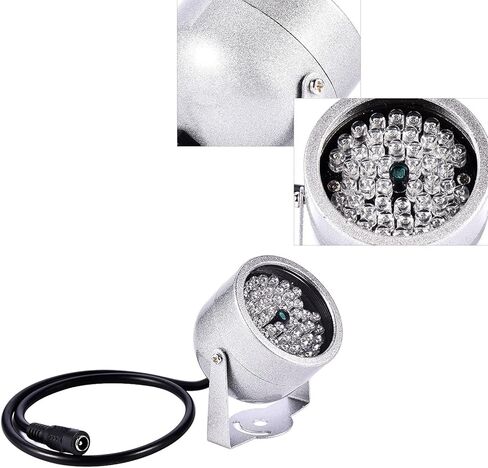IR Illuminator, 48 LED IR Illuminator Security Lights Infrared Illuminator Waterproof Infrared Night Vision CCTV Infrared Flood Lights for Security CCTV Camera in Saudi Arabia