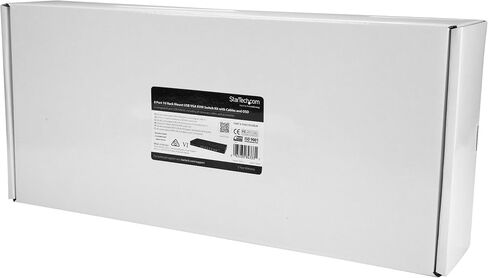 StarTech Port 1U Rack Mount DVI USB KVM Switch Kit, اسود 8 port VGA in Kuwait