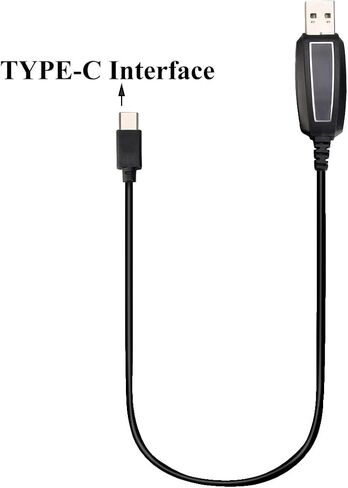 Retevis RT22P RT20 RB19 RB19P Programming Cable,Black Original USB Charging Cable,USB Programming Charging Cable Compatible RT20 RB19 RT45P RB66 Two Way Radio(1 Pack) in Saudi Arabia