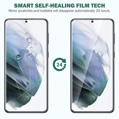 اي جي في شاشة حماية متوافقة مع موبايل سامسونج جالاكسي S21 بلس، 3 قطع، مع اطار سهل التركيب، دعم بصمات الاصابع في الشاشة، خالية من الفقاعات، صديقة للحافظة، غشاء بولي يوريثين حراري مرن عالي الوضوح in Kuwait