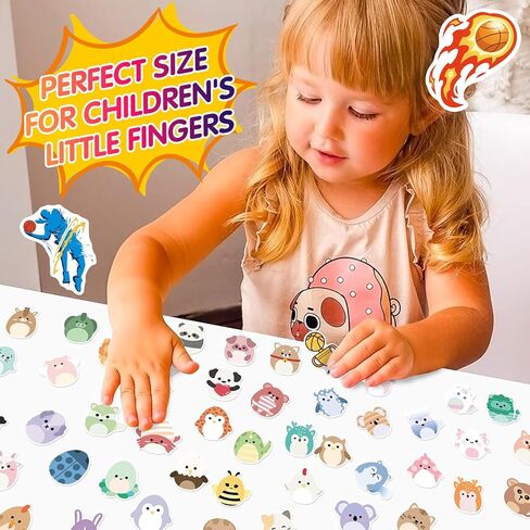LOVELYLIFE 100pcs Cute Animal Stickers Vinyl Waterproof Stickers for Adults Teens Kids Girls Boys for Journaling Hydroflask Water Bottle Luggage Guitar Skateboard Car Window Bumper Computer Laptop Phone Case Decor (blue-cartoon animal) in Kuwait