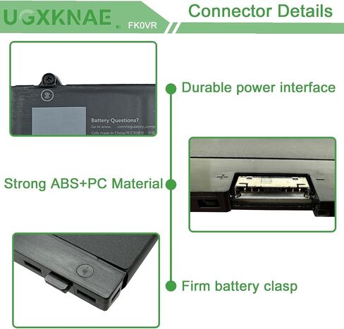 UGXKNAE FK0VR Laptop Battery Replacement for Dell Latitude 5330 7330 7430 7530 P133G P134G P135G Latitude 5330 2-in-1/7330 2-in-1/7430 2-in-1 /Series FKOVR 8H6WD 293F1 01VX5 8P81K 404T8 51R71 PX0GF in Saudi Arabia