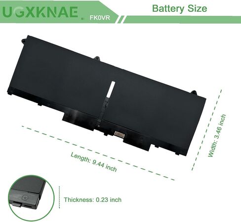UGXKNAE FK0VR Laptop Battery Replacement for Dell Latitude 5330 7330 7430 7530 P133G P134G P135G Latitude 5330 2-in-1/7330 2-in-1/7430 2-in-1 /Series FKOVR 8H6WD 293F1 01VX5 8P81K 404T8 51R71 PX0GF in Saudi Arabia