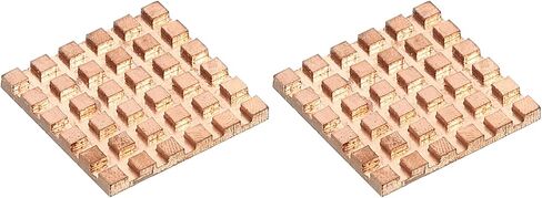 MECCANIXITY Heatsink Kit Pure Copper 20x20x2mm for IC Chip MOS Memory Heat Dissipation with Thermal Pads Pack of 2 in Saudi Arabia