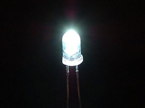 ملحقات Adafruit أبيض لامع للغاية 5 مم LED 25 حزمة (قطعة واحدة) in Saudi Arabia