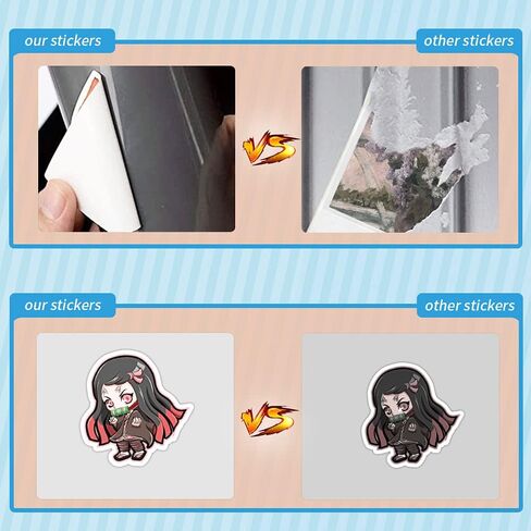 200 قطعة من ملصقات انيمي مختلطة، ملصقات انيمي كرتونية للابتوب والنوت بوك وزجاجة المياه والامتعة، هدايا للاطفال والرجال والنساء والمراهقين والبالغين in Kuwait