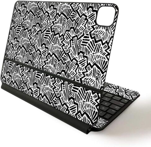 MightySkins Skin for Apple Magic Keyboard for iPad Pro 11-inch (2020) - Sushi | Protective, Durable, and Unique Vinyl Decal wrap Cover, Teal Splatter, CF-APIPSK1120-Teal Splatter in Kuwait
