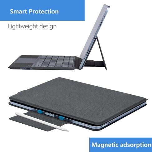 QUARK iPad Pro 11 inch Case 4th / 3rd / 2nd /1st Gen with TrackPad, iPad Air 5th 4th Generation Case with Keyboard 10.9 Inch, Bluetooth Magic Magnetic Keyboard Cover for iPad in Kuwait