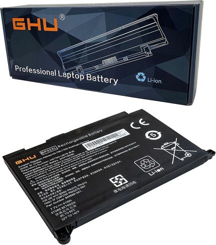 GHU New Laptop Battery BP02XL 7.7V 41Wh 849909-850 Compatible with HP Pavilion PC 15-AU000 15-AU010WM AU018WM Series BP02XL BP02041XL HSTNN-LB7H HSTNN-UB7B 849569-541 849569-542 TPN-Q172 TPN-Q175 in Saudi Arabia