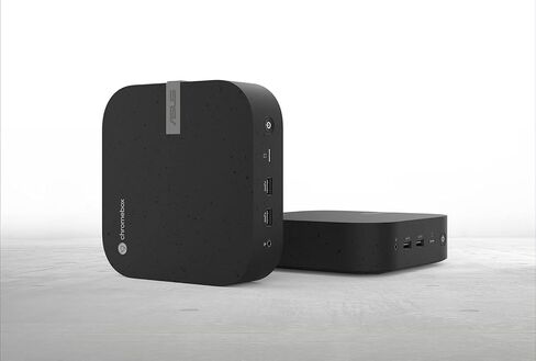 ASUS CHROMEBOX5-S7057UN-WC I7-1260P/16/256/IRIS XE/Chrome سطح المكتب، أسود in Kuwait