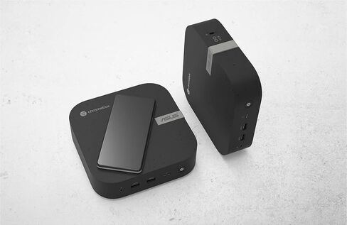 ASUS CHROMEBOX5-S7057UN-WC I7-1260P/16/256/IRIS XE/Chrome سطح المكتب، أسود in Kuwait