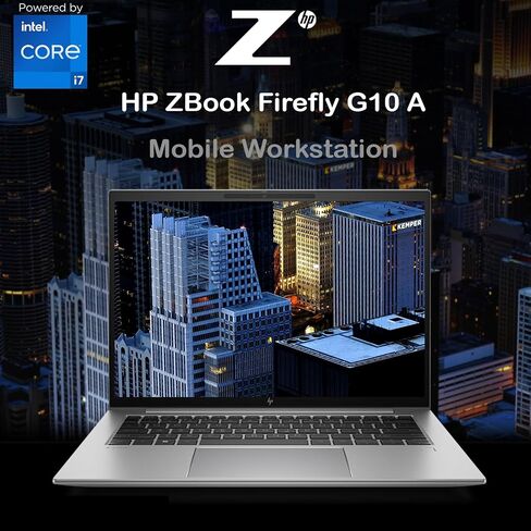 HP ZBook Firefly G10 Business Mobile Workstation Laptop, 14" WQXGA 120Hz Display, Intel Core i7-1355U, NVIDIA Quadro RTX A500, 64GB DDR5 RAM, 2TB PCIe SSD, Wi-Fi 6, Windows 11 Pro in Saudi Arabia