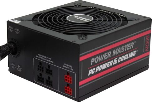 PC Power & Cooling Power Master Series 600 Watt, 80 Plus Bronze, Semi-Modular, Active PFC, Industrial Grade ATX PC Power Supply, 3 Year Warranty , FPS0600-A2S00 in Saudi Arabia