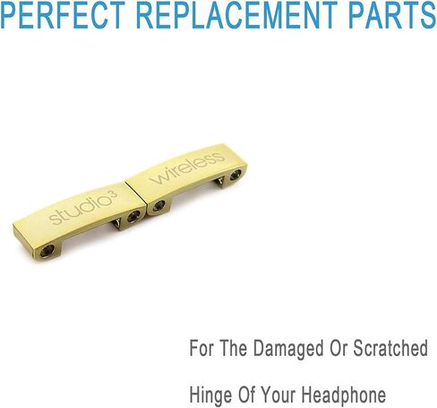 Replacement Headband Metal Folding Hinge Clip Cover Pin Repair Parts Set Compatible with Studio 3 Studio 3.0 Wireless Over-Ear Headphones,Great Fit and Durable(Black) in Kuwait