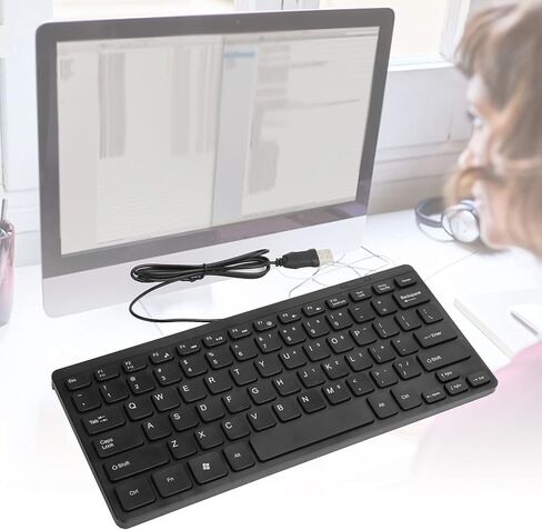 K1000 السلكي USB البسيطة لوحة المفاتيح المحمولة للماء ، سلك لوحة المفاتيح المحمول ، توفير المساحة ، التوصيل والتشغيل لوحة المفاتيح الصغيرة المدمجة ل Win PC in Saudi Arabia