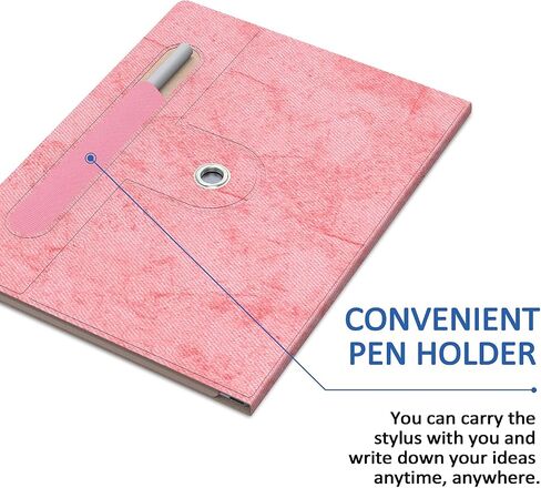 E NET-CASE Slim Lightweight Book Folios Case for Remarkable 2 10.3 inch Digital Paper(2020 Released), Cover for Remarkable 2 10.3 inch Digital Paper,with Pencil Holder (Black) in Kuwait