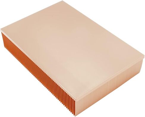 DIY النحاس النقي المبرد 150x100x30 مللي متر/5.91x3.94x1.18 بوصة يهرب زعنفة برودة ل عالية الطاقة LED مكبر للصوت رقاقة إلكترونية التبريد in Kuwait